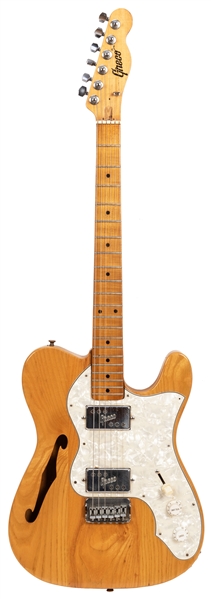  Vintage Greco TE-500 Fender Telecaster Thinline Semi-Hollow Body Electric Guitar. 1975.