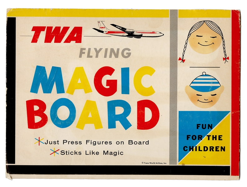  Ed Sullivan Signed TWA Flying Magic Board. 