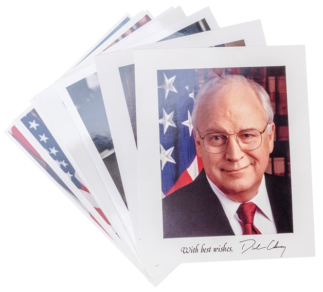  Collection of Political Signed Photographs. 12 pcs. 