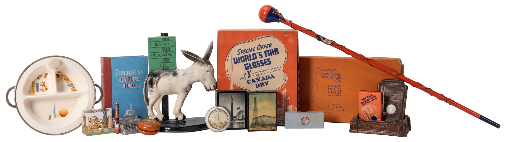  Collection of New York World’s Fair Souvenirs. 22 pcs. 