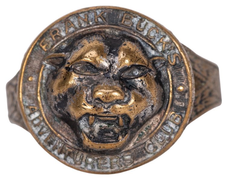  Frank Buck Black Leopard Ring. 