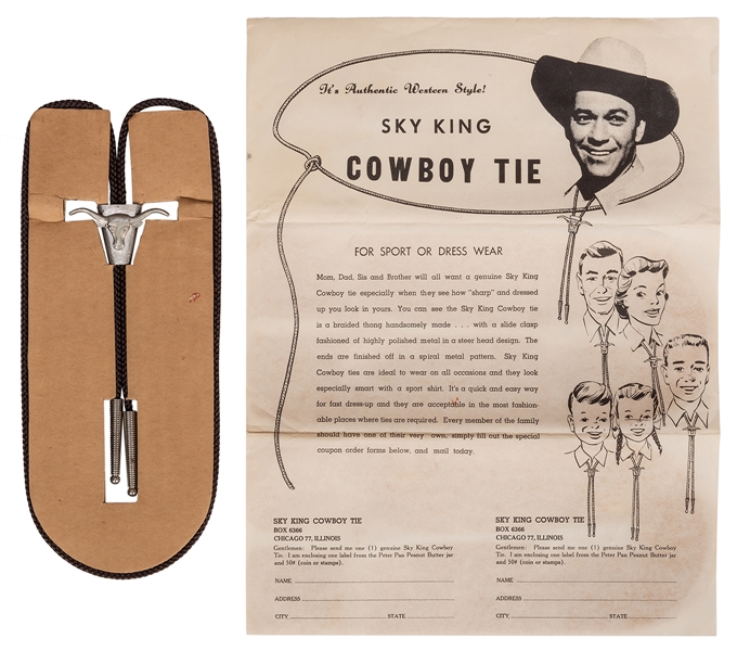  Sky King Cowboy Tie Premium. 
