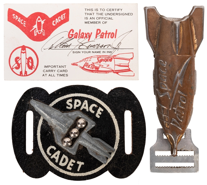  Space Patrol and Tom Corbett Space Cadet Premium Belt Buckles. 