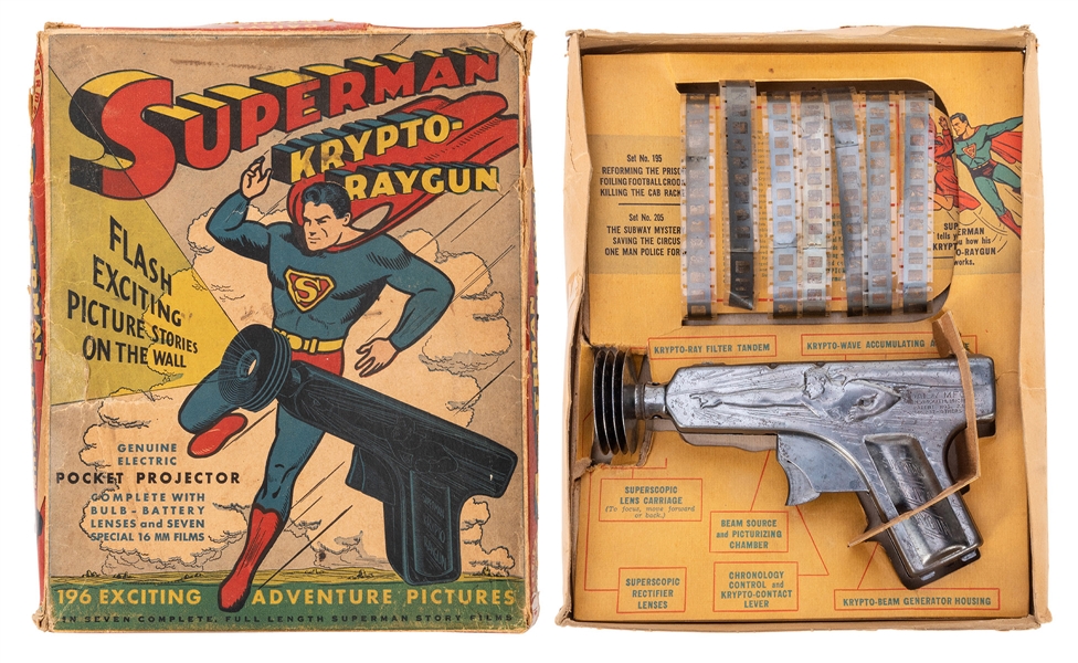 Superman Krypto-Raygun with Box. 