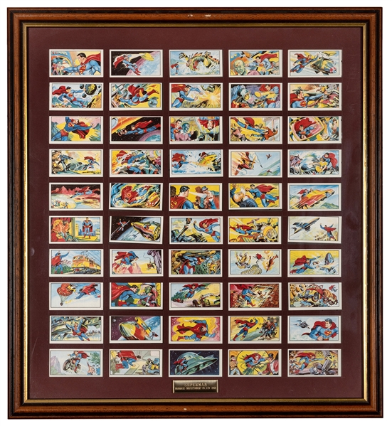  Complete Superman National Periodical Publications/DC Trading Card Set.  