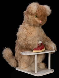 Roullet & Decamps Ironing Cat Automaton.