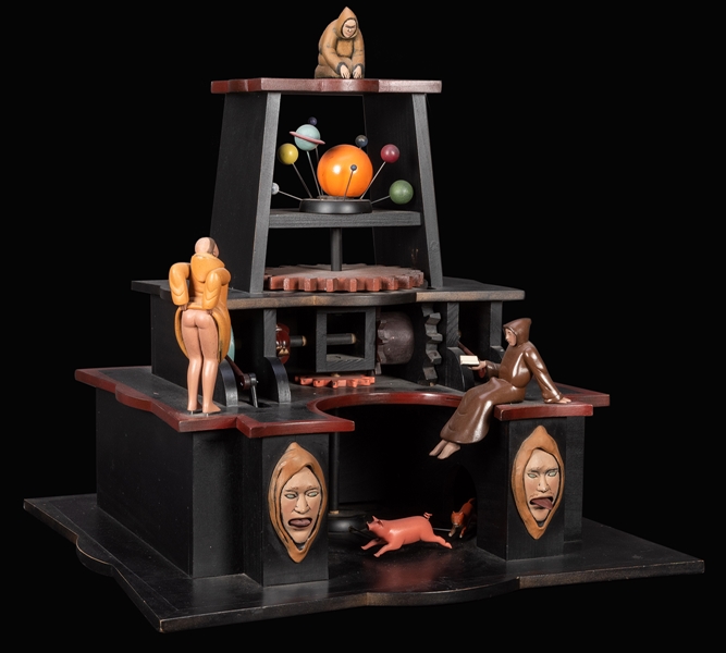 Steve Armstrong Wooden Monks / Solar System Automaton.