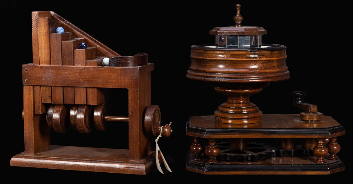 Arbolé Praxinoscope Viewer and Marbles Automatons.