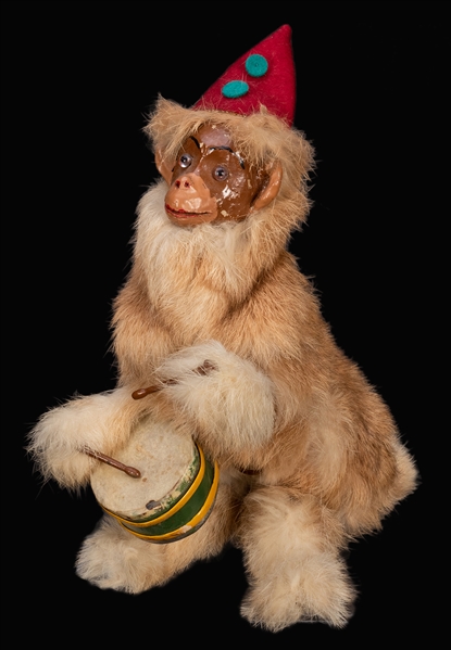 Wind-Up Monkey Drummer Toy.