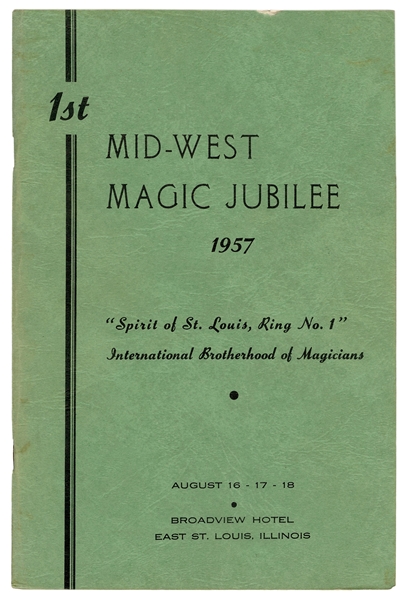 [Autographs] Midwest Magic Jubilee Program, Autographed. 