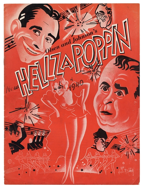 [Hardeen] Hellz a Poppin 1940 Program. 