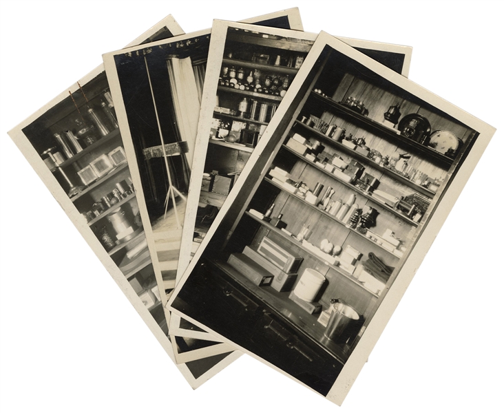 Four Real-Photo Postcards of the Levassor Magic Collection. 