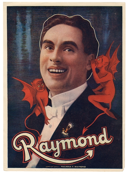 Lithographed Portrait of The Great Raymond. 