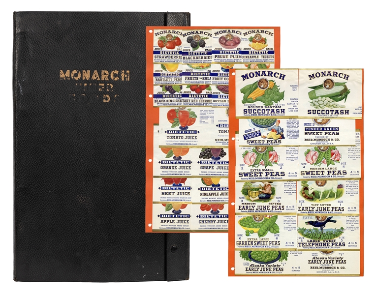 Monarch Finer Foods Salesman Sample Portfolio.