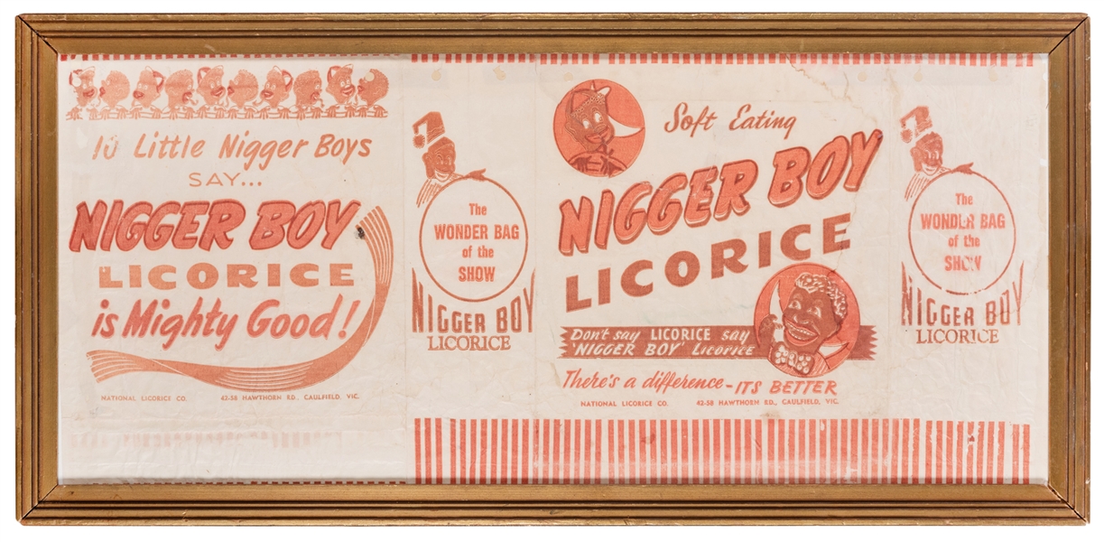 National Licorice Company Black Americana Advertising.