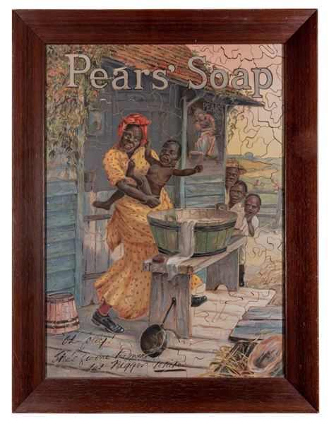Pears’ Soap Black Americana Advertisement Puzzle. 