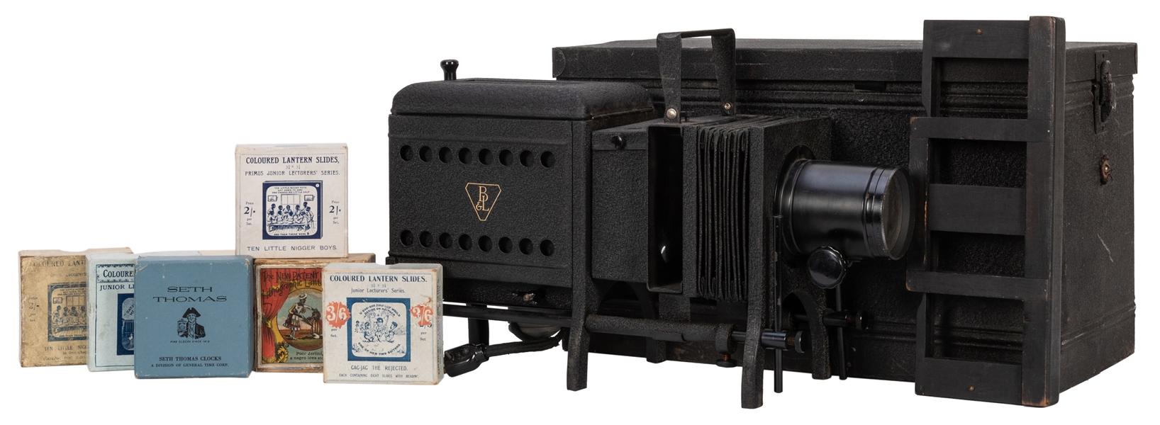 Bausch & Lomb Magic Lantern Projector with Slides.