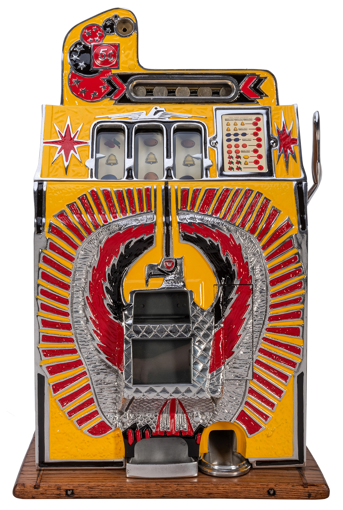 mills war eagle slot machine for sale