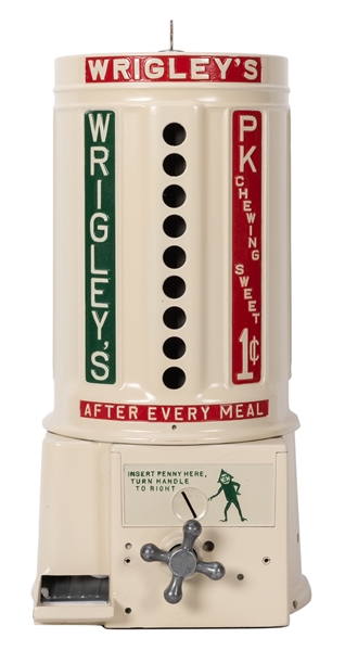 Hoff Vending Co. Wrigley’s Gum One Cent Dispenser.