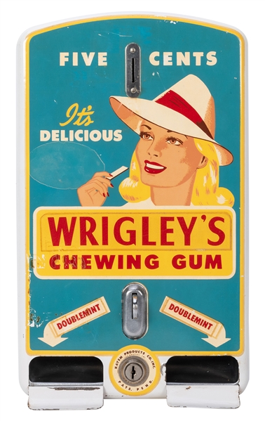 Kayem Products Wrigley’s Gum Five Cent Dispenser.