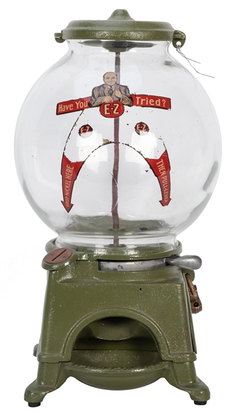 Ad-Lee Novelty Co. E-Z Five Cent Gumball Machine.