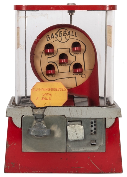 Coast Vendors Inc. One Cent Vending Machine Baseball Game.