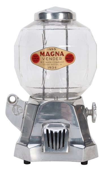 National Mfg. Magna Vendor Gumball Machine.