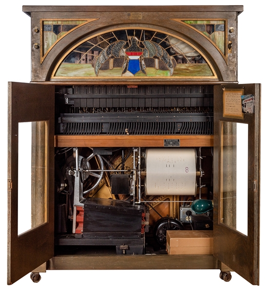 J.P. Seeburg Coin-Operated Nickelodeon KT Eagle Orchestrion.