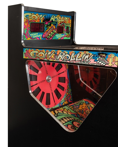 coin rolling arcade game