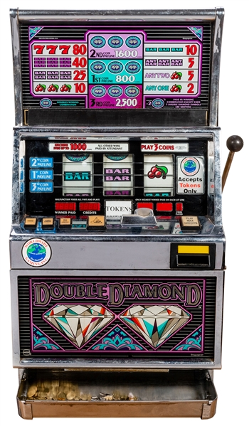 IGT Double Diamond Electric Slot Machine.
