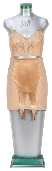 Half-Scale Sample Womens Underwear Mannequin Window Display.