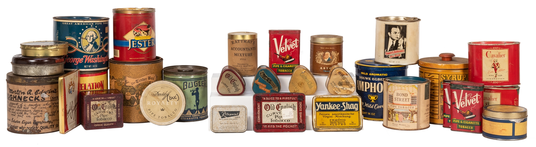 Lot of Tobacco and Other Advertising Tins.