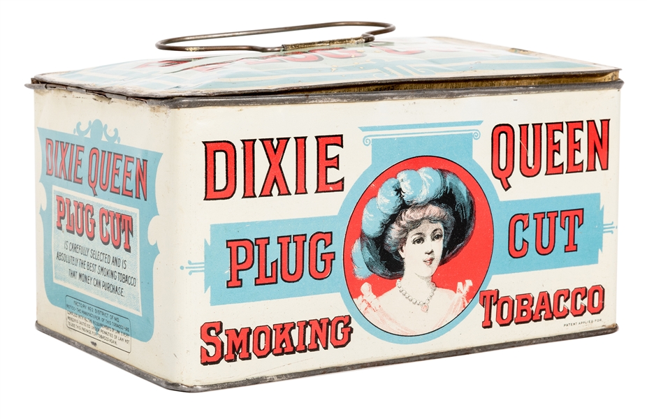 Dixie Queen Plug Cut Smoking Tobacco Lunch Pail.