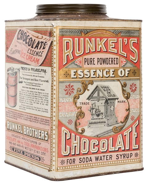 Runkel’s Chocolate Canister.