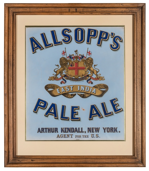 Allsopp’s Pale Ale.