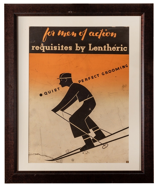 Lentheric Cologne Window Card. 