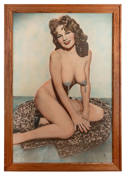 Life-Size Burlesque Poster.