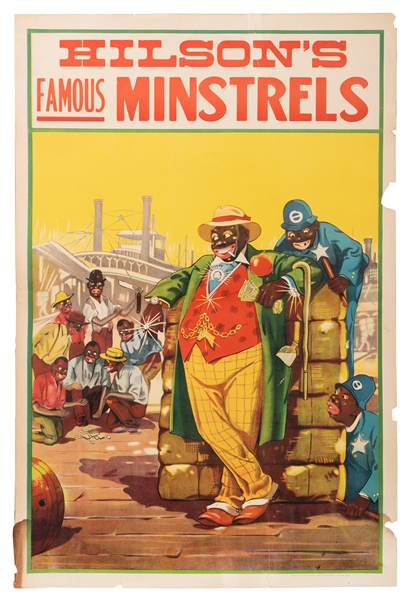 Minstrel Show / Riverboat Gambling Stock Poster.