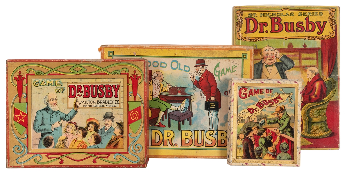 Game of Dr. Busby. 4 pcs.