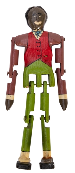 Black Americana Wooden Dandy Jigger.