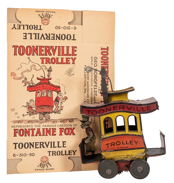 Toonerville Trolley Tin Toy.