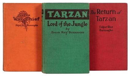 Lot of 3 First Edition Tarzan Titles.