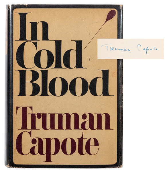 In Cold Blood, Signed by Capote.