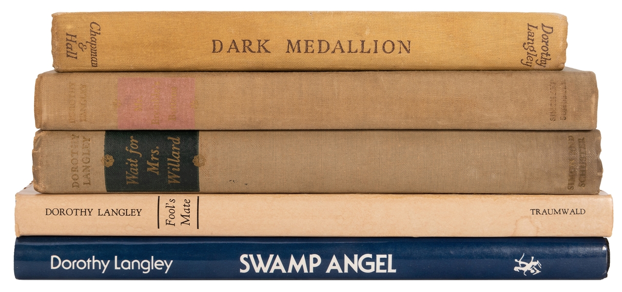 Group of Five Dorothy Langley Novels.