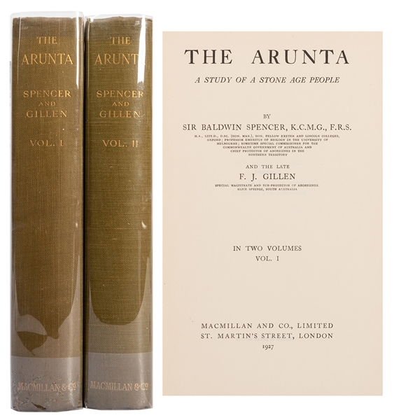 The Arunta: A Study of A Stone Age People.