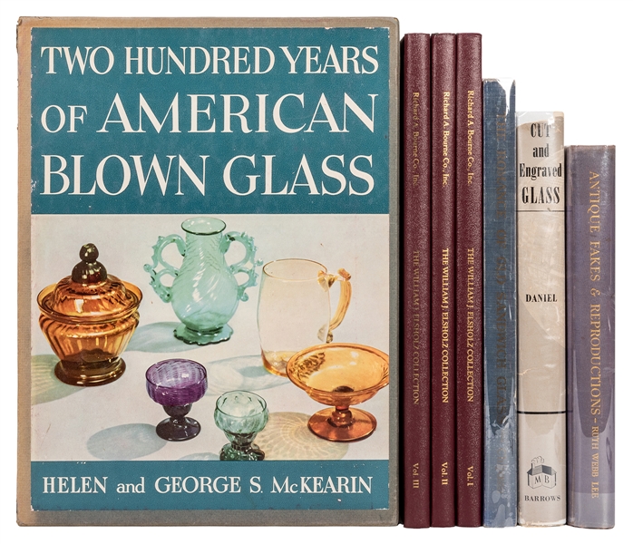 Group of Art Glass Reference Books. 7 pcs.