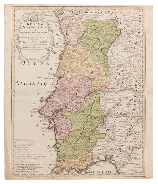 [Map] Regnum Portugalliae.