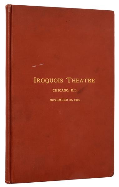 Iroquois Theatre Souvenir Program.