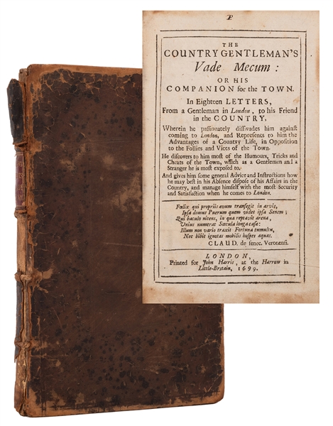 Country Gentleman’s Vade Mecum, (The): Or, His Companion for the Town. In Eighteen Letteres, From a Gentleman in London, to his Friend in the Country.
