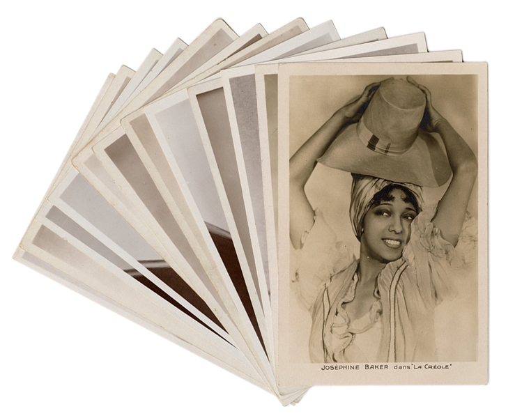A Dozen Josephine Baker Postcards.